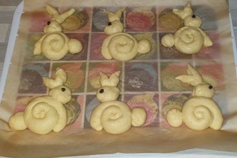 Cliquez pour zoomer ! Brioches lapin de Pâques Thermomix par Ccelline