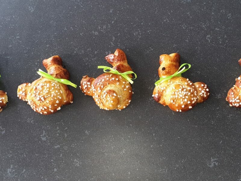 Cliquez pour zoomer ! Brioches lapin de Pâques Thermomix par Ccelline