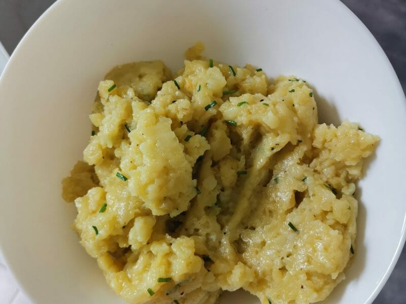 Cliquez pour zoomer ! Ecrasé de pommes de terre à l’huile d’olive Thermomix par celia_269