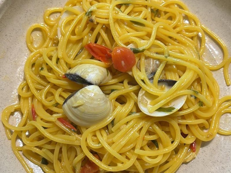 Cliquez pour zoomer ! Spaghettis aux palourdes Thermomix par Pilgut