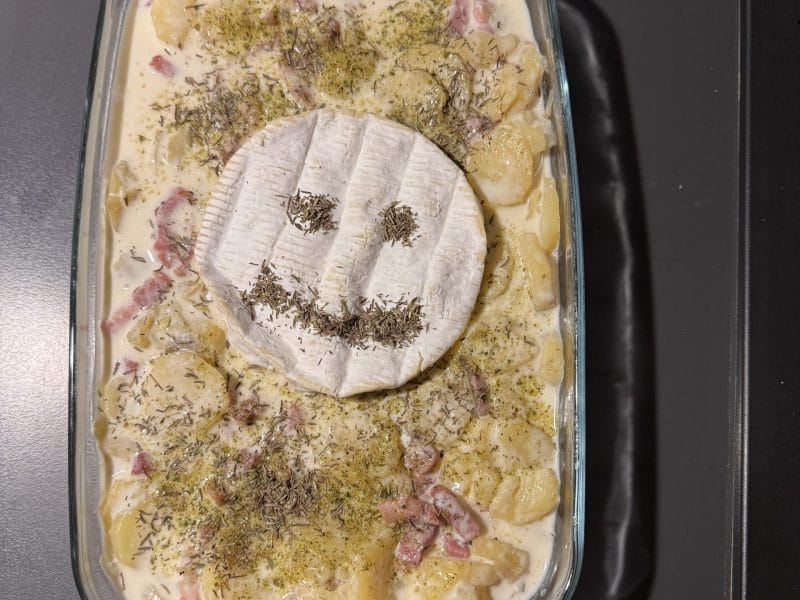 Cliquez pour zoomer ! Gratin de pommes de terre à la normande Thermomix par margaux_292