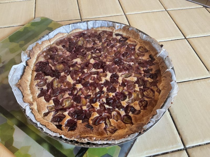 Cliquez pour zoomer ! Tarte aux raisins Thermomix par mireille13400