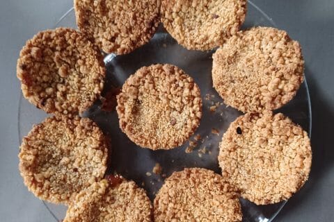 Cliquez pour zoomer ! Crumble aux abricots Thermomix par hevavi