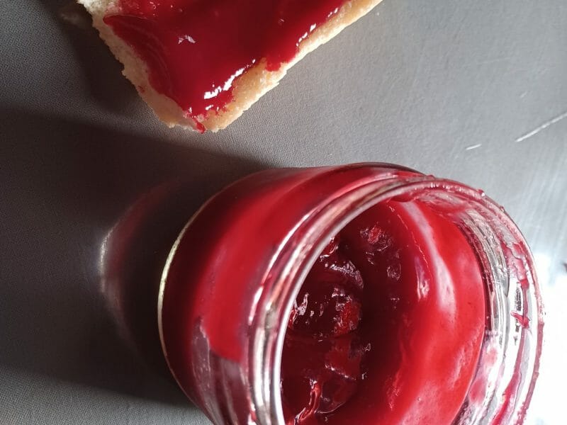 Cliquez pour zoomer ! Confiture de framboises Thermomix par hevavi