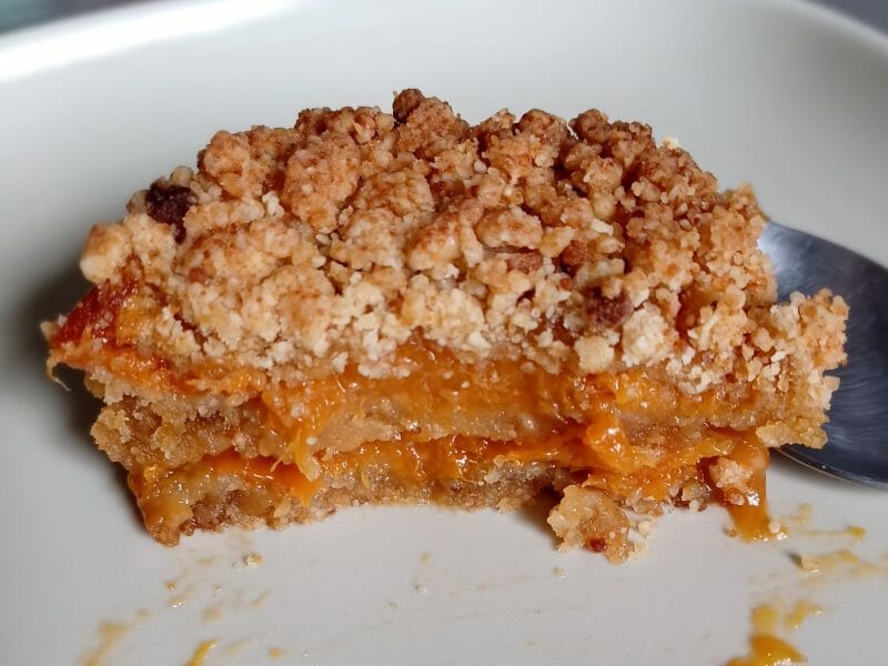 Cliquez pour zoomer ! Crumble aux abricots Thermomix par hevavi