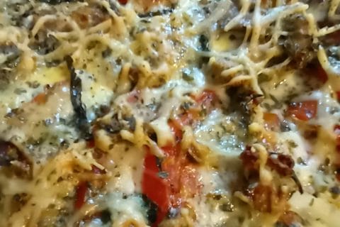 Cliquez pour zoomer ! Tarte au thon, tomate et moutarde Thermomix par Tatine74