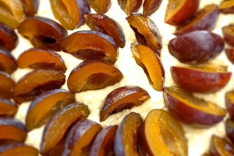 Cliquez pour zoomer ! Crumb cake aux prunes Thermomix par Tatine74