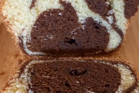 Cliquez pour zoomer ! Marbré au chocolat Thermomix par Tatine74