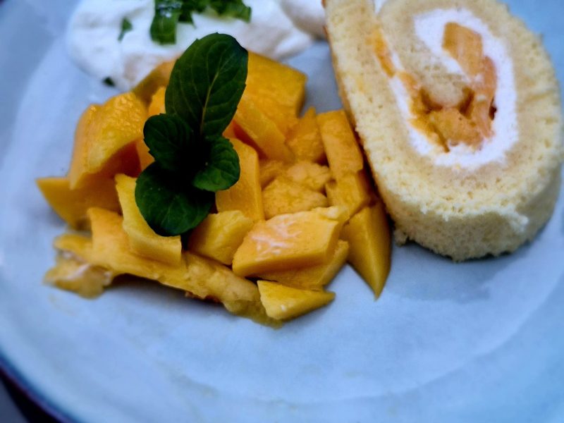 Cliquez pour zoomer ! Roulé à la mangue Thermomix par Tatine74