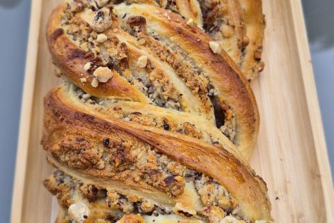 Cliquez pour zoomer ! Brioche tressée aux noisettes Thermomix par Tatine74
