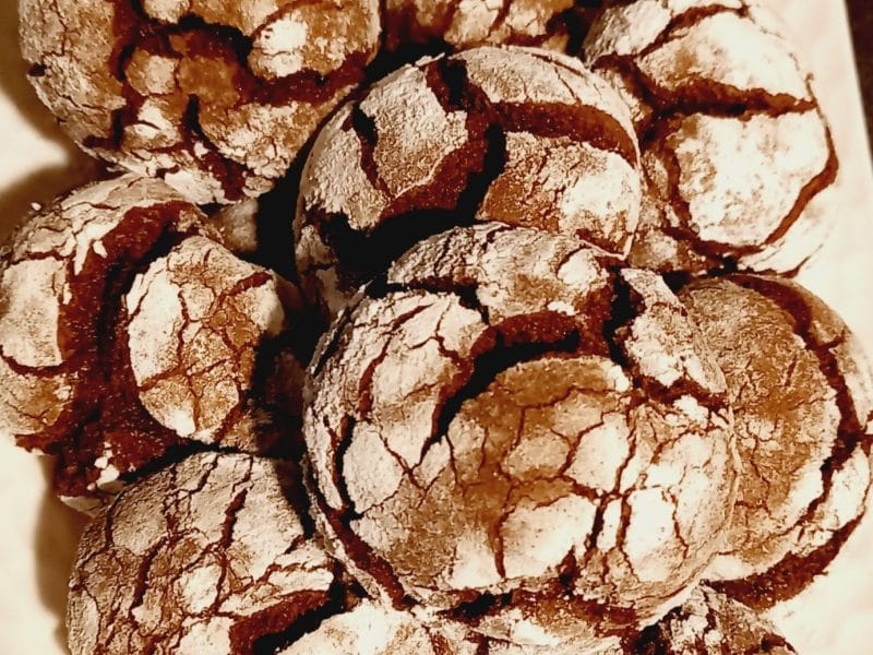 Cliquez pour zoomer ! Craquelés au chocolat Thermomix par Tatine74