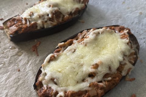 Cliquez pour zoomer ! Aubergines farcies au thon Thermomix par synorie92