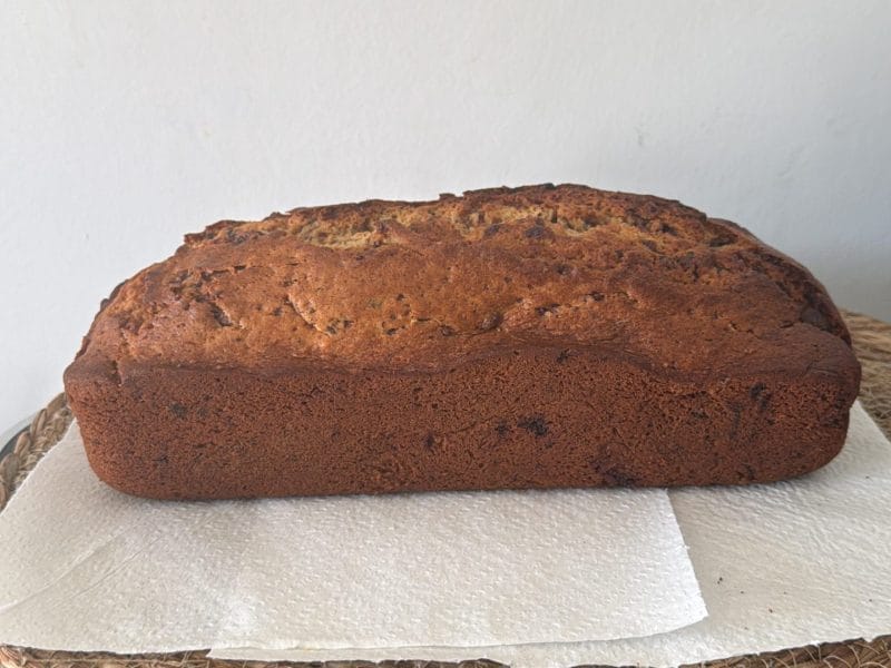 Cliquez pour zoomer ! Cake banane et pépites de chocolat Thermomix par synorie92