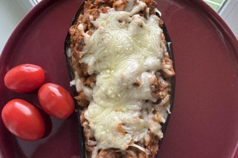 Cliquez pour zoomer ! Aubergines farcies au thon Thermomix par synorie92