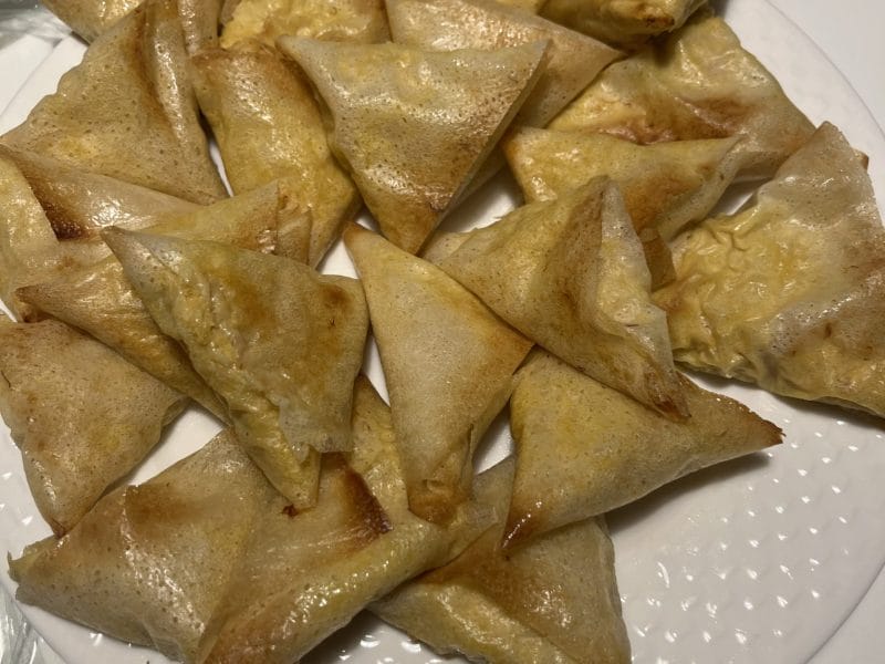 Cliquez pour zoomer ! Samoussas au cabillaud Thermomix par jofran