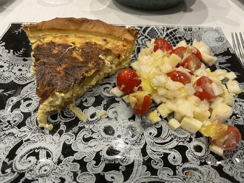 Cliquez pour zoomer ! Tarte fondante aux endives et au curry Thermomix par David