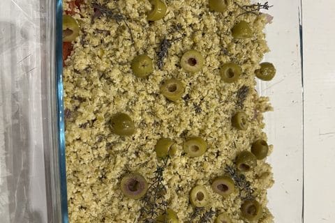 Cliquez pour zoomer ! Cabillaud en croûte d’olives vertes Thermomix par David