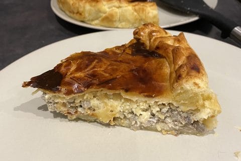 Cliquez pour zoomer ! Tourte au poulet et aux champignons Thermomix par David