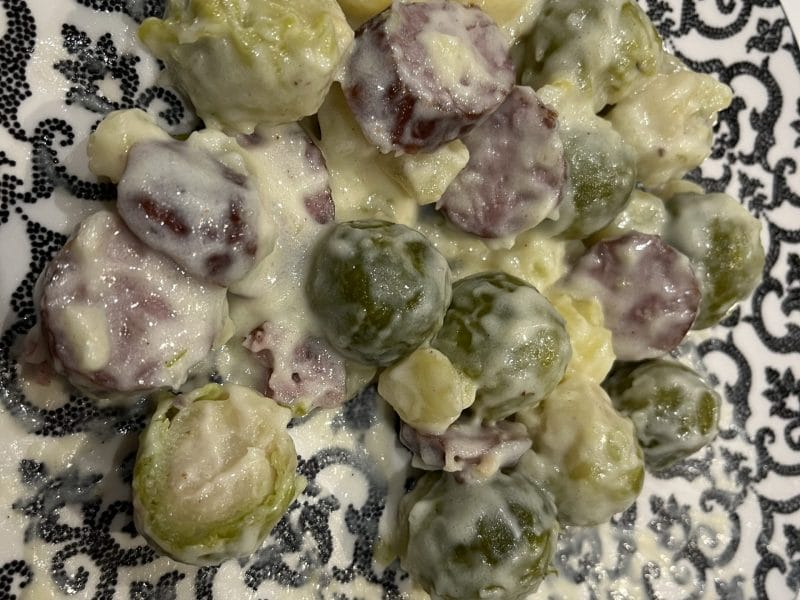 Cliquez pour zoomer ! Potée de choux de Bruxelles Thermomix par David