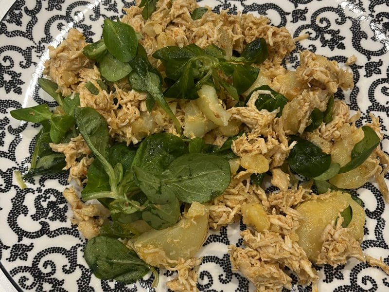 Cliquez pour zoomer ! Salade de poulet au pesto rosso Thermomix par David
