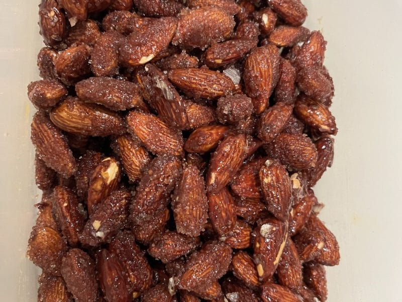 Cliquez pour zoomer ! Amandes grillées à la cannelle et au miel Thermomix par David