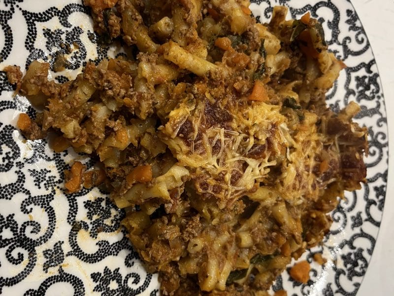 Cliquez pour zoomer ! Gratin de macaroni à la bolognaise Thermomix par David