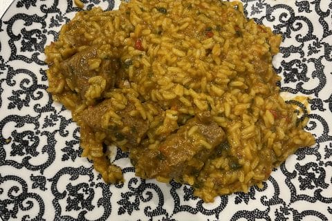 Cliquez pour zoomer ! Côtes de porc au riz jaune Thermomix par David