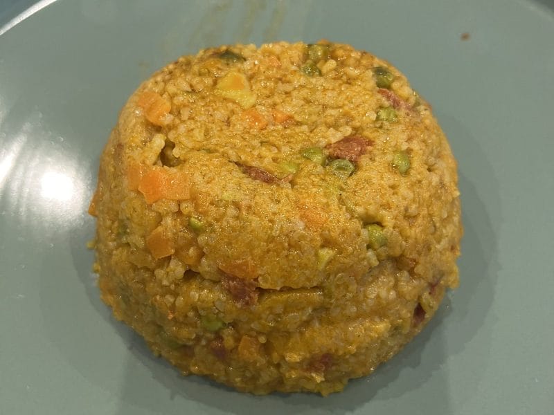 Cliquez pour zoomer ! Riz safrané aux petits légumes Thermomix par David