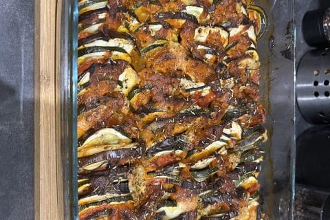 Cliquez pour zoomer ! Tian de légumes et mozzarella Thermomix par David