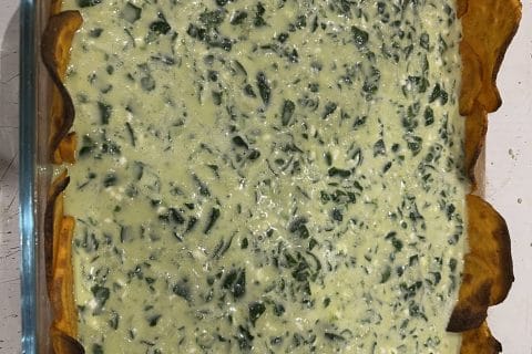 Cliquez pour zoomer ! Quiche à la patate douce, feta et jambon cru Thermomix par David