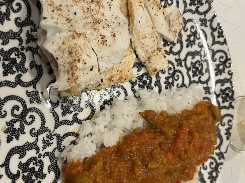 Cliquez pour zoomer ! Poisson à la Veracruz Thermomix par David