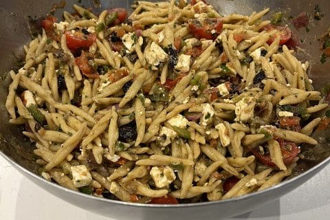 Cliquez pour zoomer ! Salade d’orzo à la méditerranéenne Thermomix par David