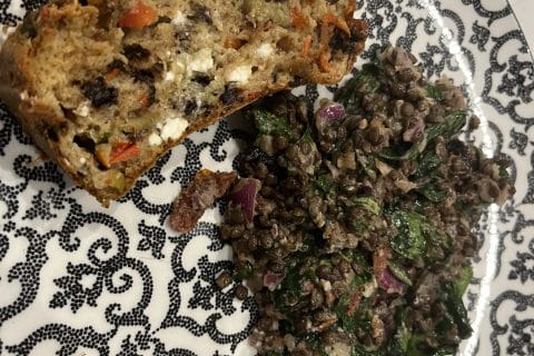 Cliquez pour zoomer ! Salade de lentilles à la grecque Thermomix par David