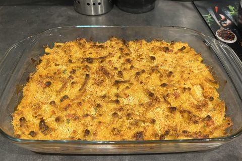 Cliquez pour zoomer ! Gratin de macaroni poivrons et chorizo Thermomix par David