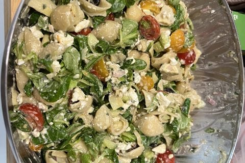 Cliquez pour zoomer ! Salade de pâtes à la grecque Thermomix par David