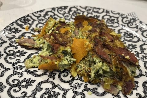 Cliquez pour zoomer ! Quiche à la patate douce, feta et jambon cru Thermomix par David