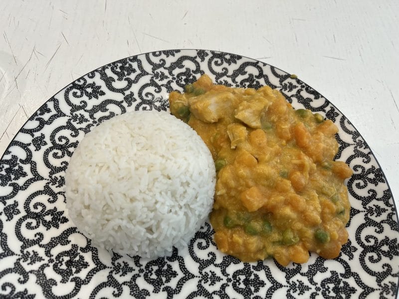 Cliquez pour zoomer ! Curry de poulet aux patates douces Thermomix par David