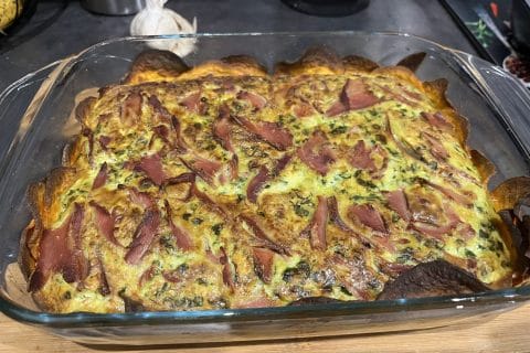 Cliquez pour zoomer ! Quiche à la patate douce, feta et jambon cru Thermomix par David