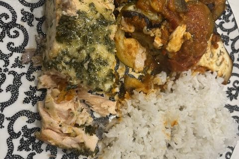 Cliquez pour zoomer ! Tian de légumes et mozzarella Thermomix par David