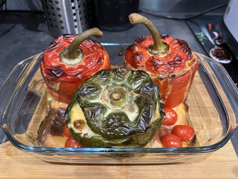 Cliquez pour zoomer ! Rocoto Relleno – Poivrons farcis à la Péruvienne Thermomix par David