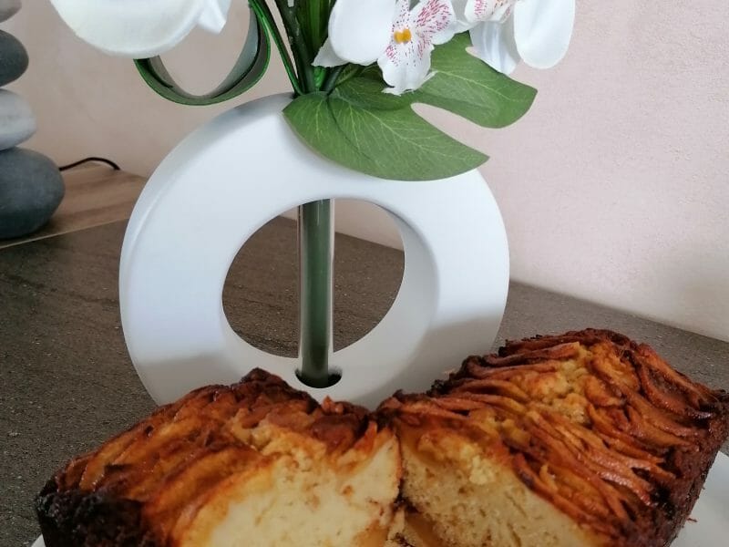 Cliquez pour zoomer ! Cake aux pommes à l’ancienne Thermomix par Fab21