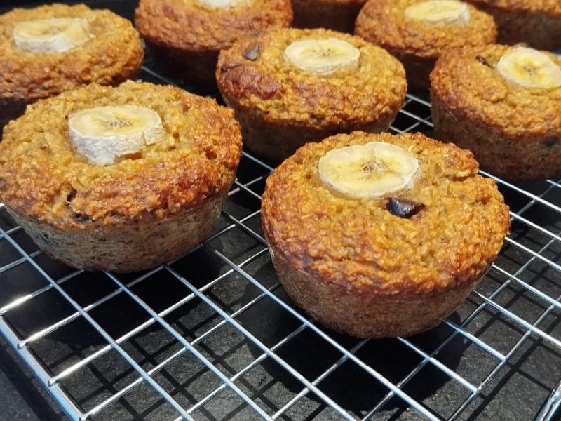 Cliquez pour zoomer ! Gâteau de flocons d’avoine à la banane Thermomix par Lyscas