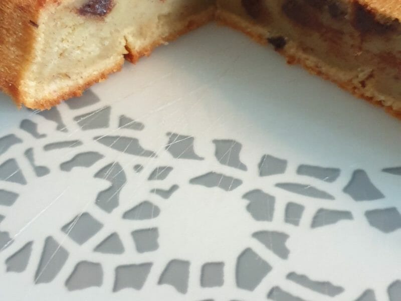 Cliquez pour zoomer ! Cake banane et pépites de chocolat Thermomix par Nidoran