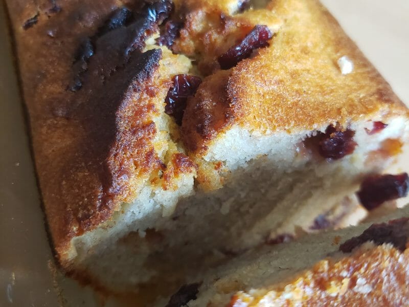 Cliquez pour zoomer ! Cake banane et pépites de chocolat Thermomix par 100drine_fr