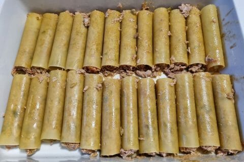 Cliquez pour zoomer ! Cannelloni au thon et à la crème de courgettes Thermomix par 100drine_fr