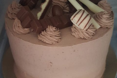 Cliquez pour zoomer ! Layer cake Kinder Bueno Thermomix par myflo