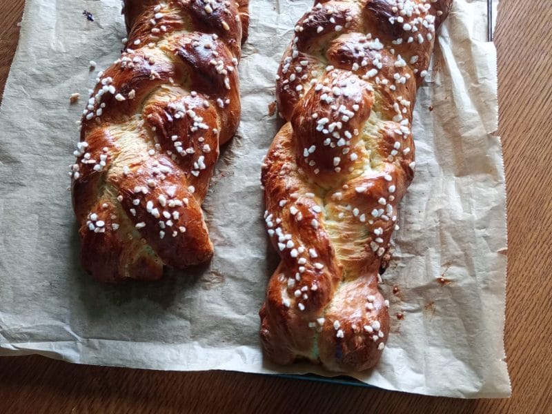 Cliquez pour zoomer ! Brioche tressée à la mie filante Thermomix par carole2387
