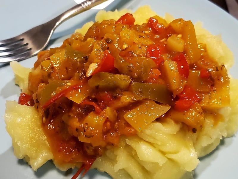 Cliquez pour zoomer ! Ecrasé de pommes de terre à l’huile d’olive Thermomix par julay77