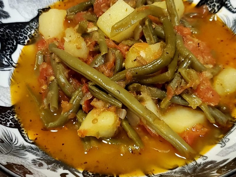 Cliquez pour zoomer ! Haricots verts à l’italienne Thermomix par julay77