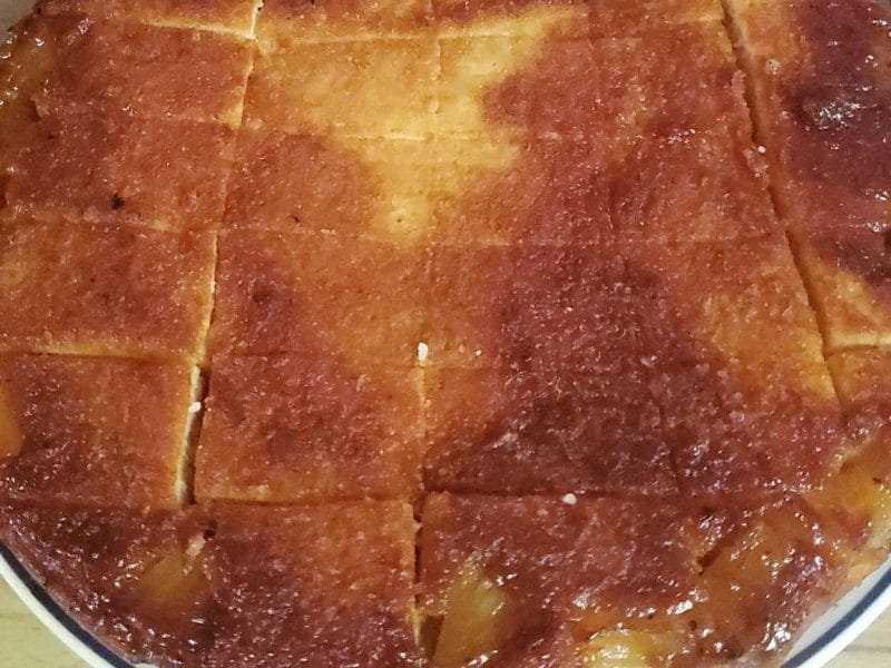 Cliquez pour zoomer ! Gâteau renversé à l’ananas Thermomix par julay77